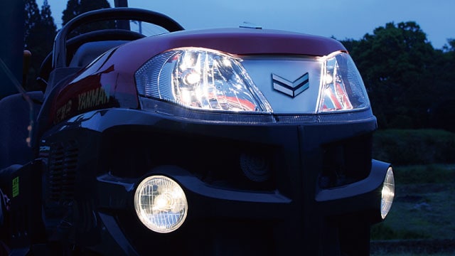 サイドビューライト付ハロゲンヘッドライト写真