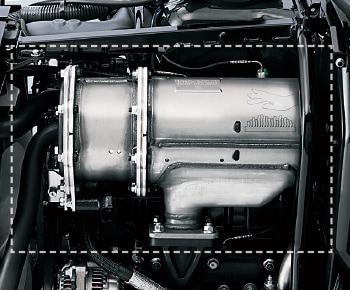 DPFのしくみ説明図