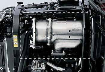 DPFのしくみ説明図