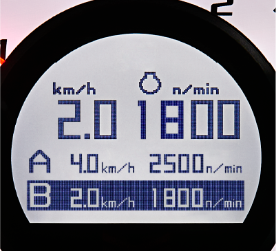 AモードとBモードの画像