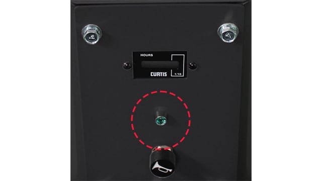 キー忘れランプ写真