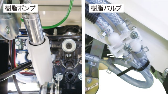 樹脂ポンプ、樹脂バルブ