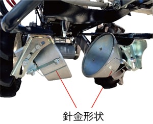 針金状のスクレーパ写真