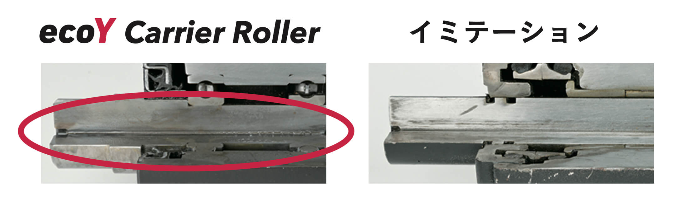 ecoyとイミテーションの比較