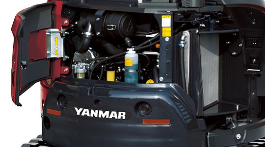 ボンネットを開いた写真