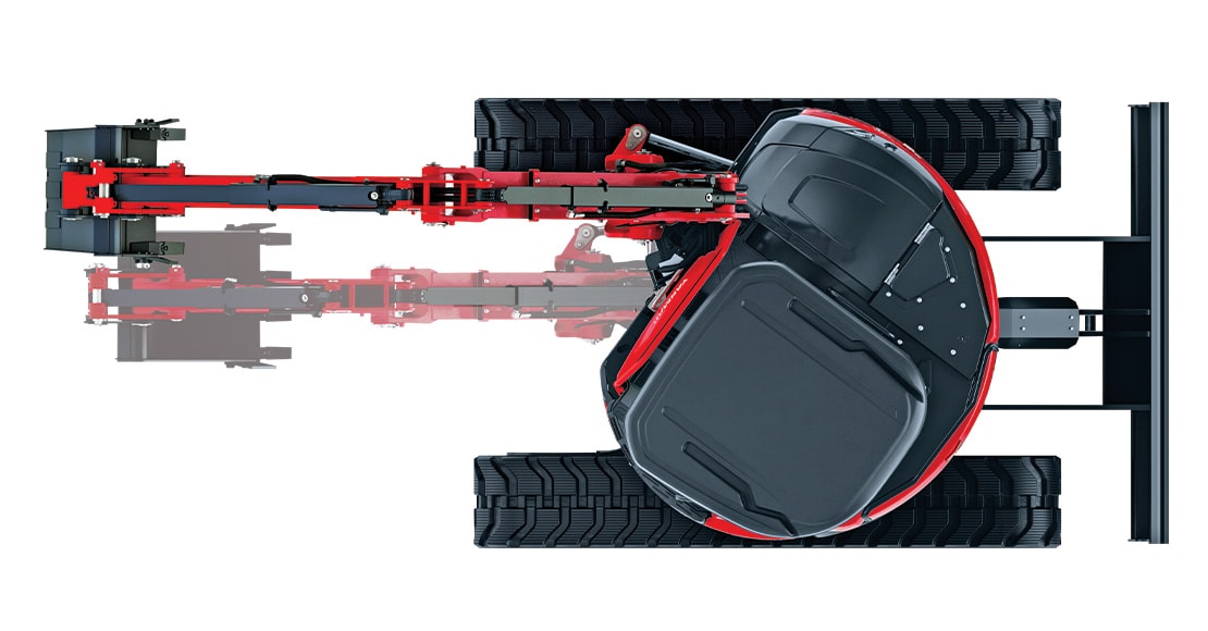 機体を上から見た写真