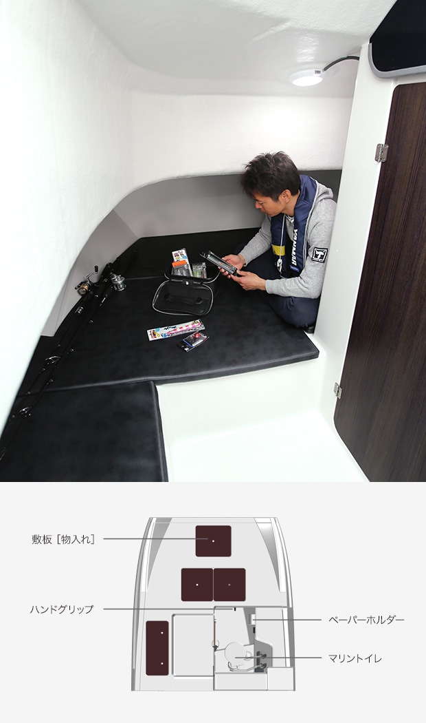 インテリア｜EX28C｜プレジャーボート｜マリンプレジャー｜ヤンマー