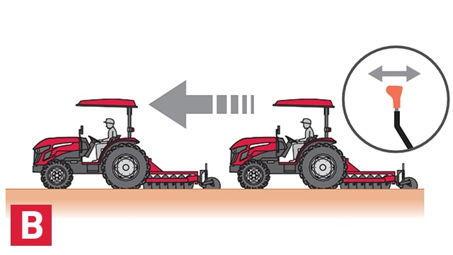 4 speed synchronized main shift lever