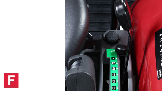 3-Point hitch control lever