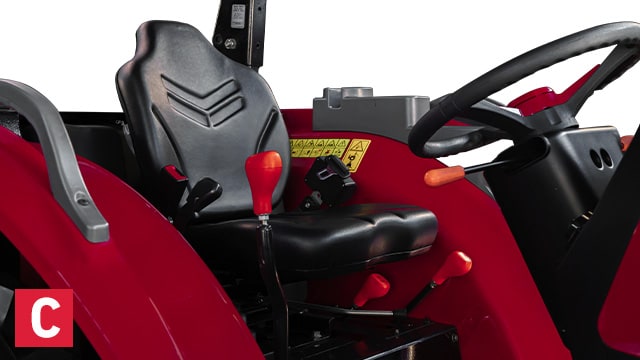 Deluxe seat with suspension