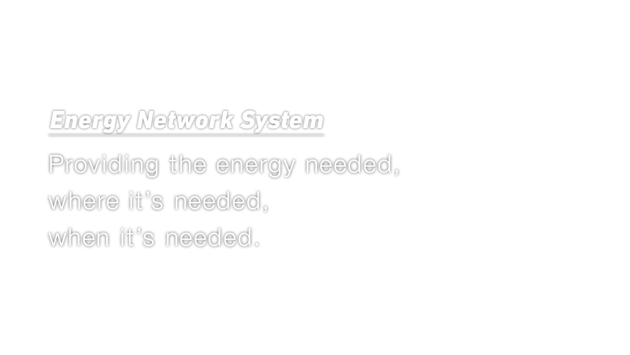 Energy Network System System Providing the energy needed,where it’s needed,when it’s needed.
