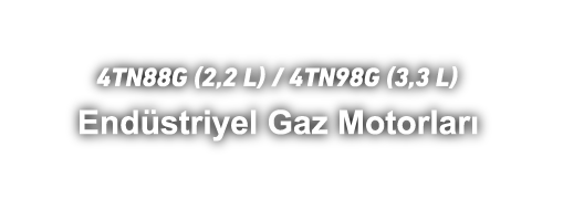 4TN88G(2.2L) / 4TN98G(3.3L)Industrial Gas Engines