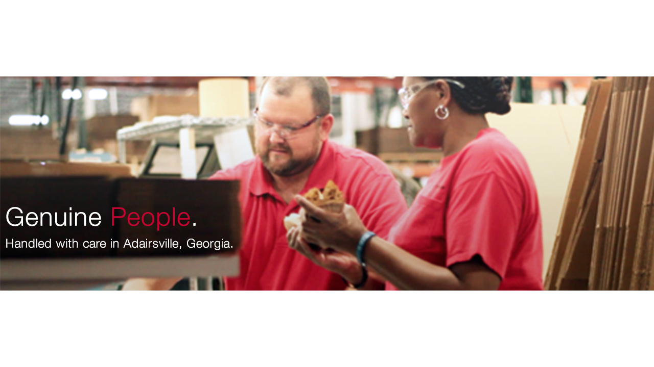 Genuine People. Handled with care the care in Adairsville, Georgia.