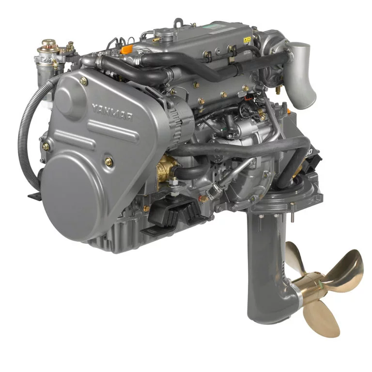 YANMAR Marine 4JH4-TCE marine diesel engine with YANMAR SD60 Saildrive