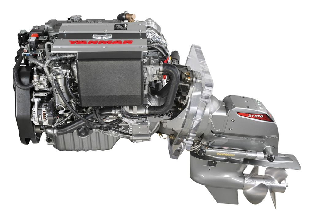 Yanmar Launches 4lv Sterndrive Models To Complete Mid Range Series Of Common Rail Diesel Engines Yanmar Marine International