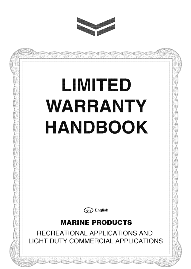 Warranty YANMAR Marine International