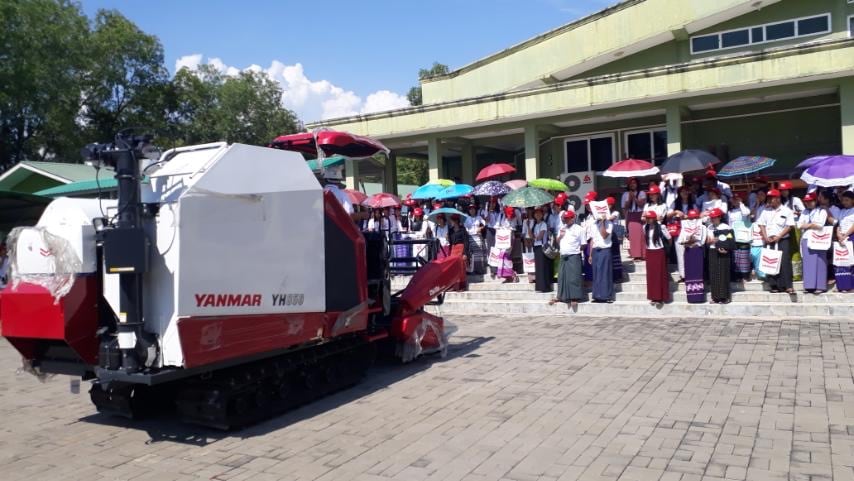 Yanmar Myanmarがイエジン農業大学で農業機械の講習を行いました 19年 ニュース Csr 環境 ヤンマーについて ヤンマー