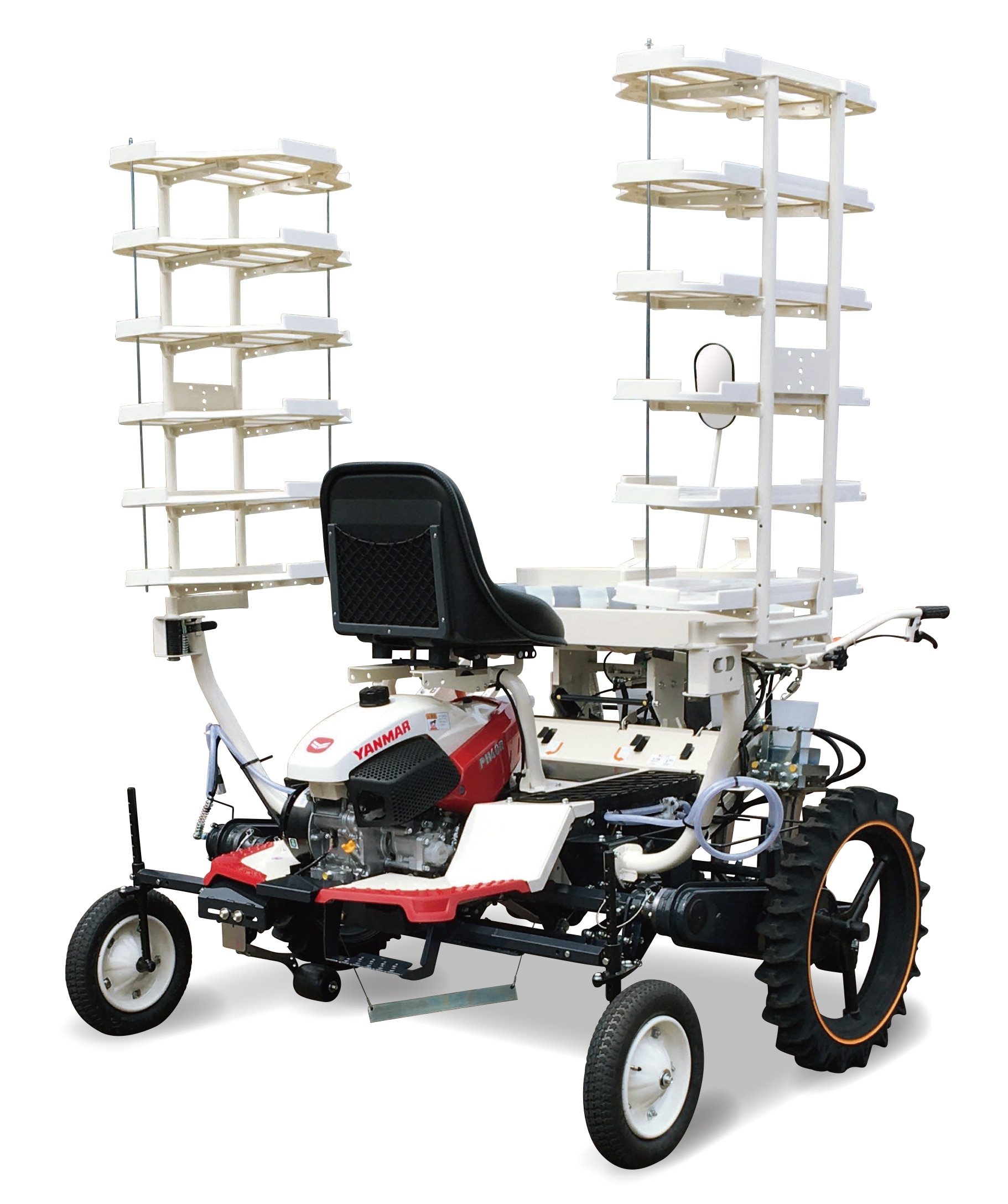 さらなる使いやすさと安心感を追求した乗用汎用レタス移植機を発売