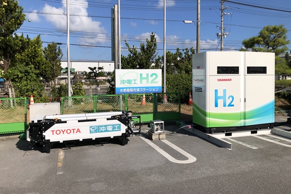 水素燃料の普及を目指す沖電工に水素燃料電池発電システム「HP35FA1Z