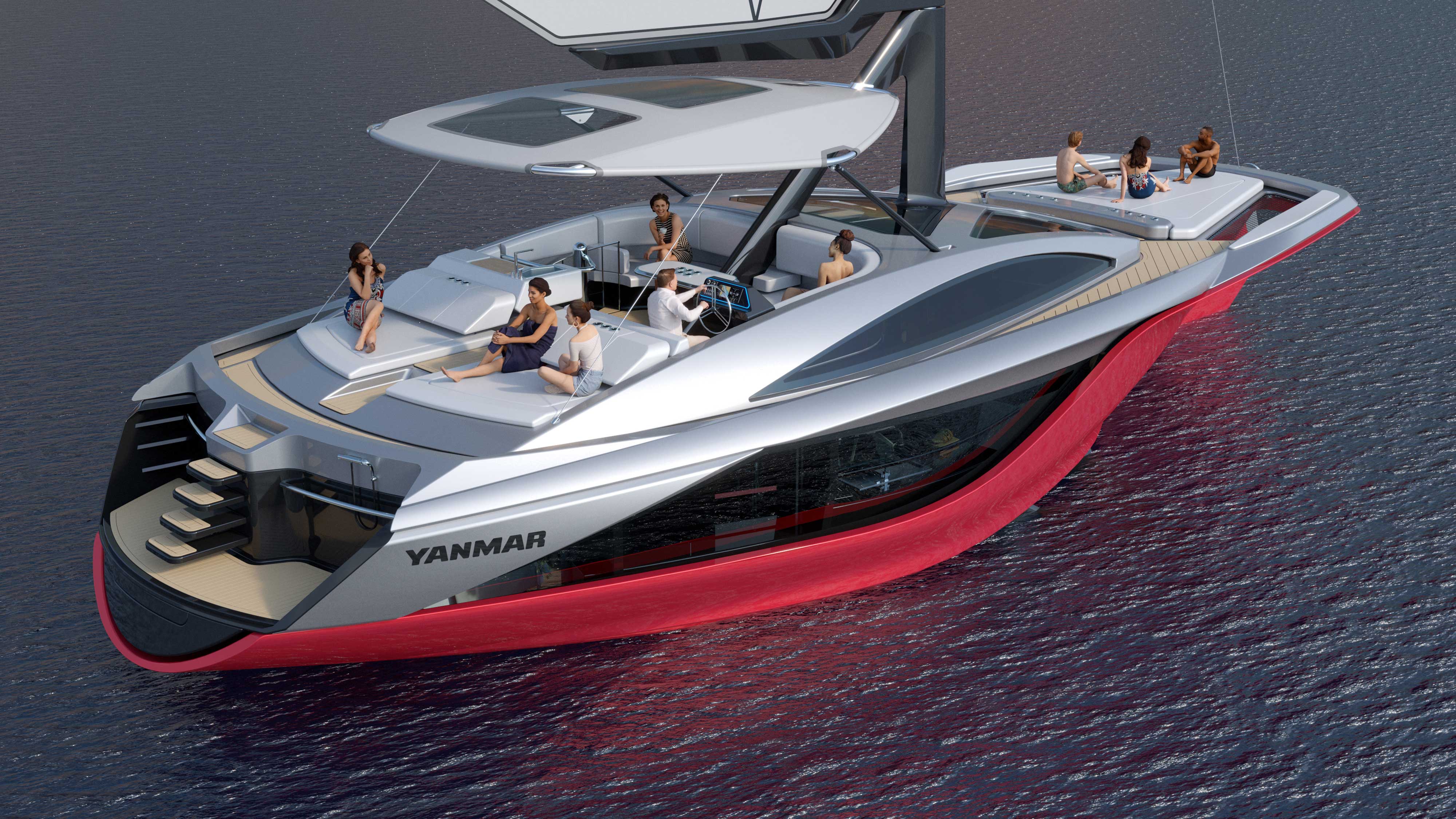 コンセプト農機、コンセプトフォイリングセイルボートがドイツの