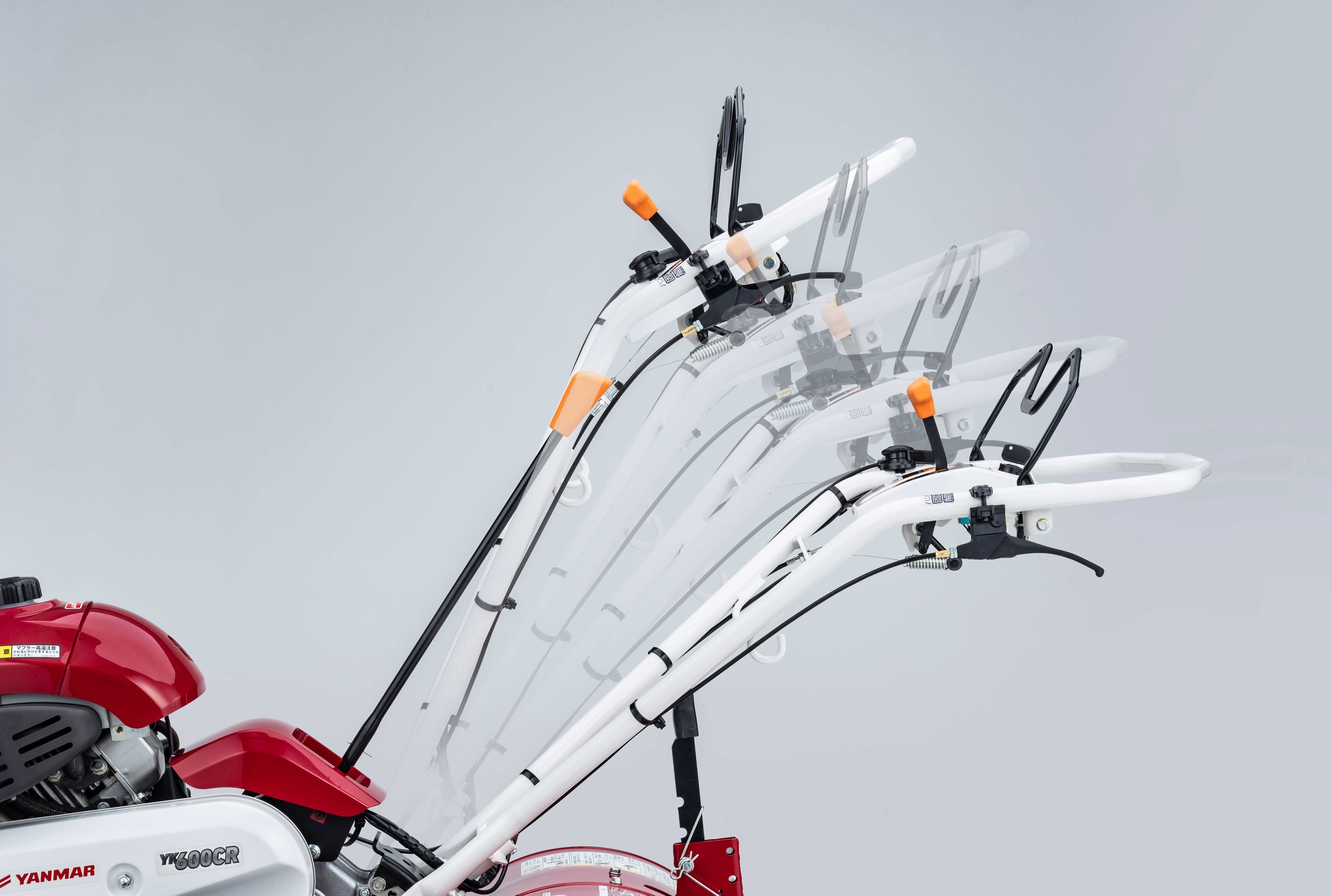 シリーズ最大6.3馬力のエンジンを搭載したミニ耕うん機「YK600CR」を