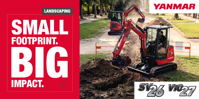 Crawler excavators｜Attachments｜Compact Equipment｜YANMAR